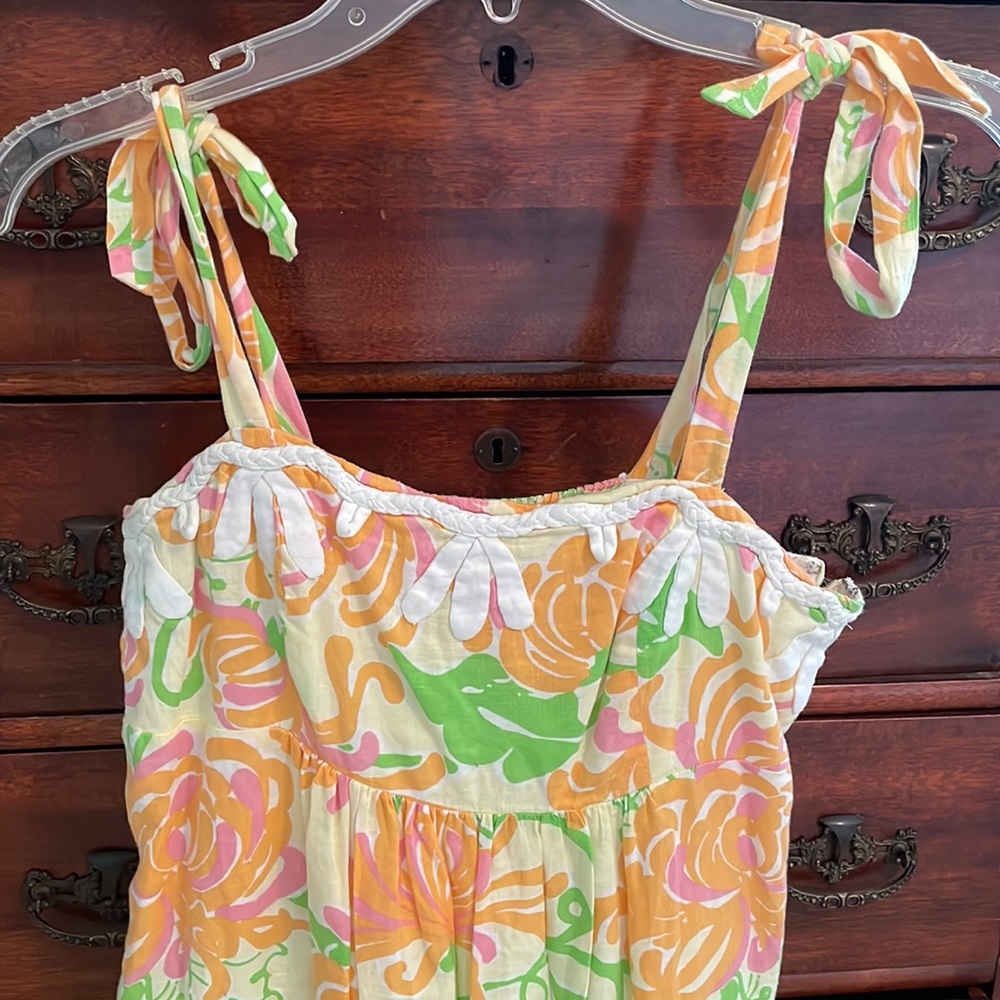 Lilly Pulitzer Spaghetti Strap Dress size 4 - Picture 2 of 4